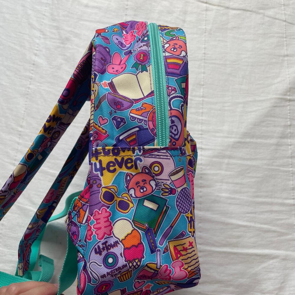 Loungefly x Disney Parks Turning Red Panda Allover Print Mini Backpack - Picture 6 of 8